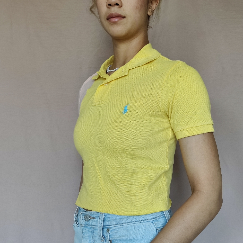Reworked Cropped Polo Ralph Polo Shirt - Picture 7 of 7